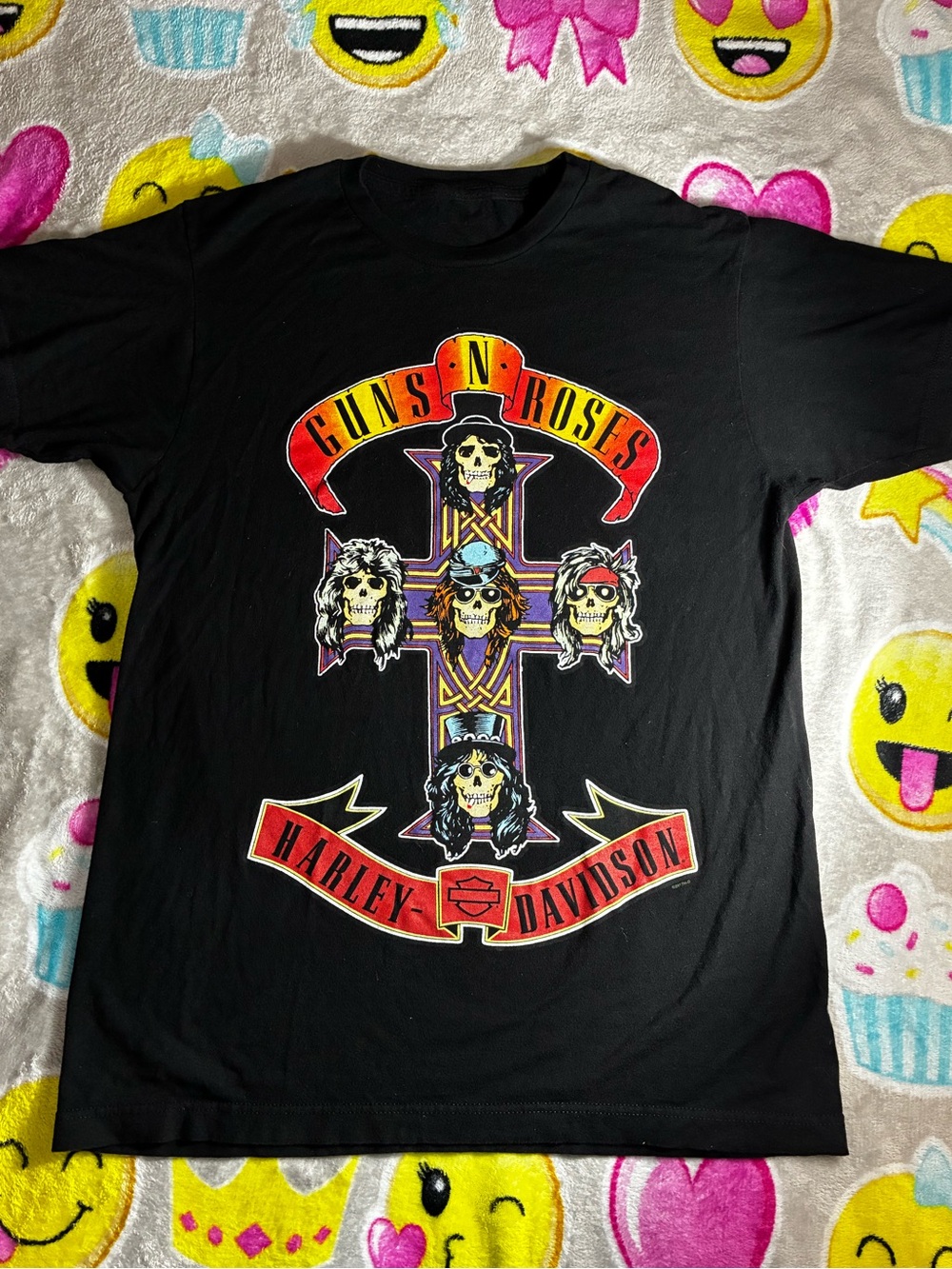 Guns N' Roses Harley Davidson Collab Tee
